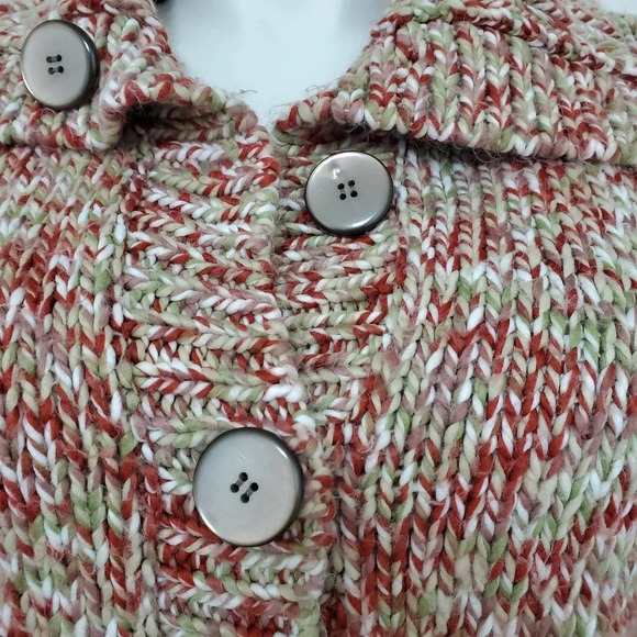 FDJ FRENCH DRESSING | Chunky Faux Wool Button Front Sweater XL - Picture 4 of 11